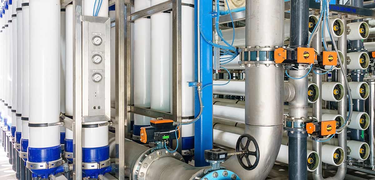 industrial filtration tanks